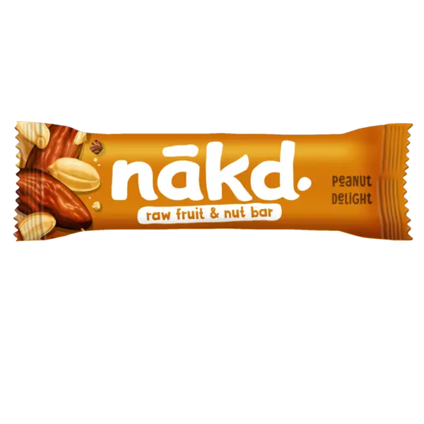 Baton cu arahide raw vegan, 35g, Nakd