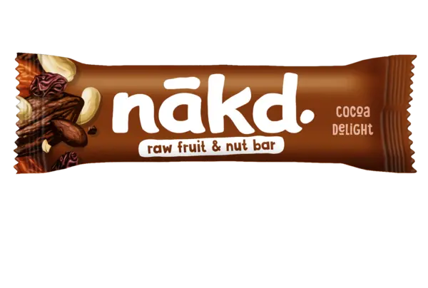 Baton cu cacao raw vegan, 35g, Nakd