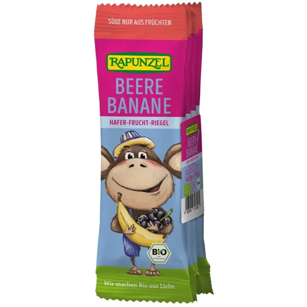 Baton cu ovaz fructe de padure si banane pentru copii 3 ani 4x23g, eco - 92 g