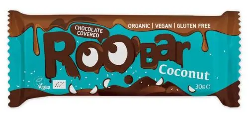 Baton de cocos cu ciocolată, 30 g, Roobar