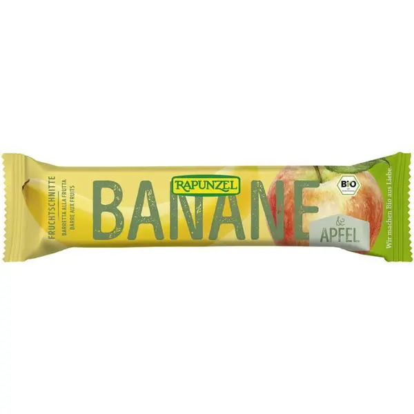 Baton de fructe cu banana si mar, eco - 40 g