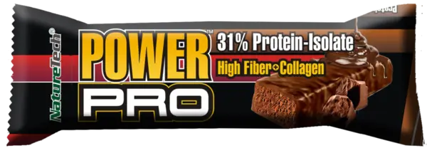 Baton energizant cu crema de ciocolata Power Pro, 80g, Nature Tech
