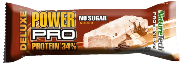 Baton energizant cu mocca Power Pro Deluxe, 80g, Nature Tech