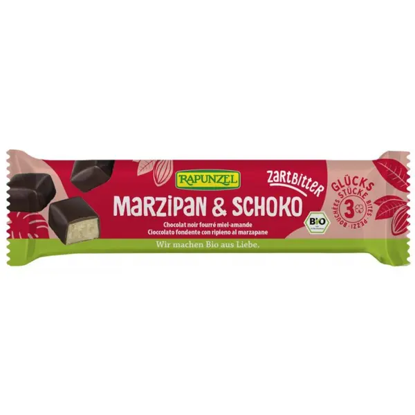 Baton martipan cu glazura amaruie, eco - 50 g