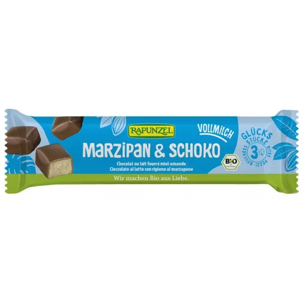 Baton martipan cu glazura din lapte integral, eco - 50 g