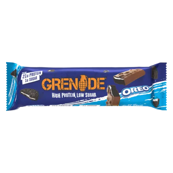 Baton proteic cu aroma de biscuiti oreo, 60g, Grenade