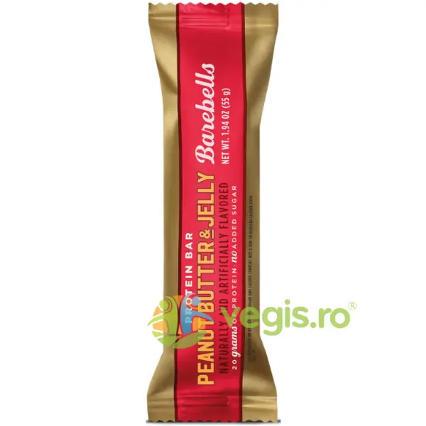Baton Proteic cu Aroma de Unt de Arahide si Jeleu Fructat 55g