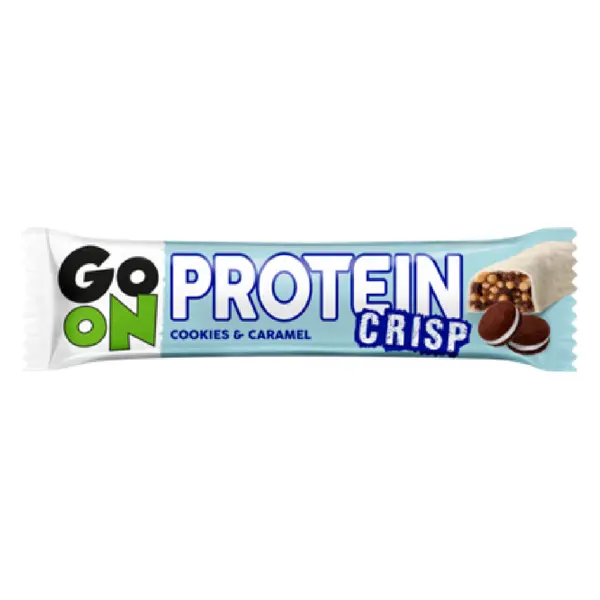 Baton proteic cu biscuiti si caramel Go On, 50g, Sante