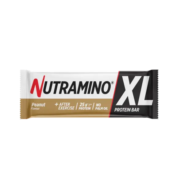 Baton proteic Nutramino XL aroma arahide, 74g, Nutramino