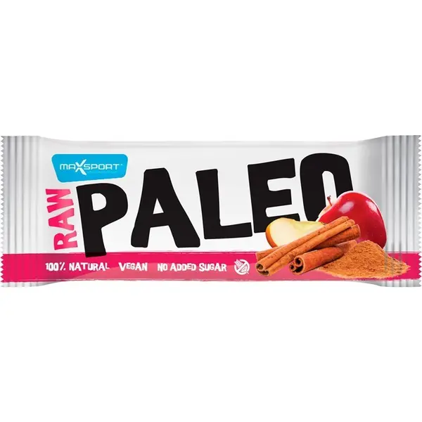 Baton Proteic Raw Paleo cu Mar si Scortisoara, 50 g, Max Sport