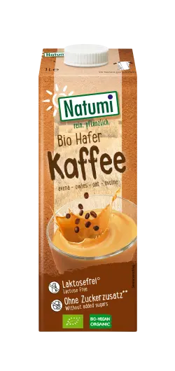 Bautura Bio fara zahar din ovaz cu cafea, 1l, Natumi