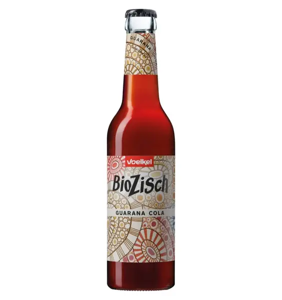 Bautura carbogazoasa BIO cu guarana si cola, 330ml