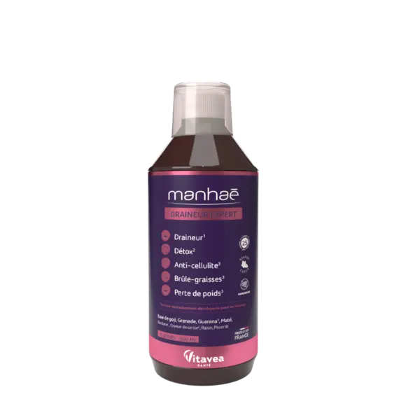 Bautura cu aroma de coacaz negru Draineur Expert, 500ml, Manhae