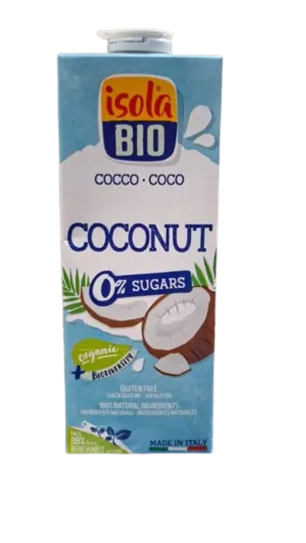 Bautura de cocos fara gluten, 1000ml, Isola Bio