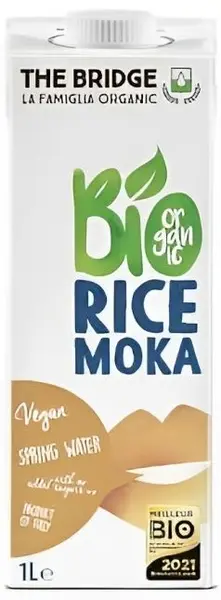 Băutură organică de orez Mocha cu orz, 1 l, The Bridge