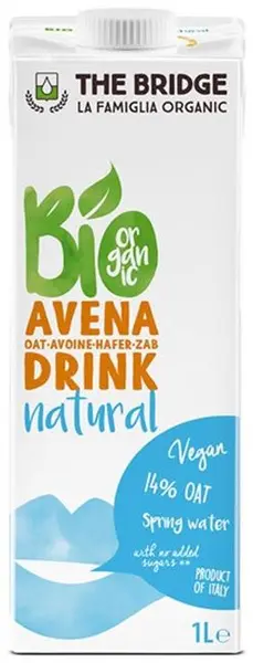 Băutură organică din ovăz, naturală,1 l, The Bridge