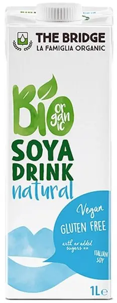 Băutură organică din soia, naturală, 1 l, The Bridge