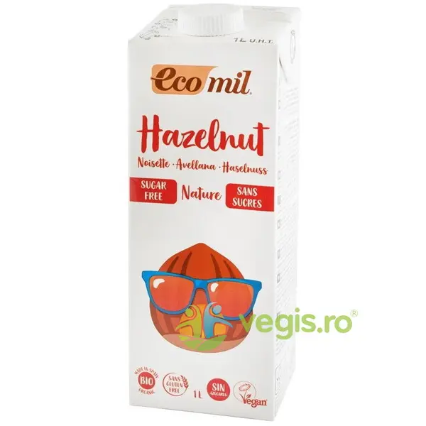 Bautura Vegetala din Alune Natur fara Zahar Ecologic/Bio 1L