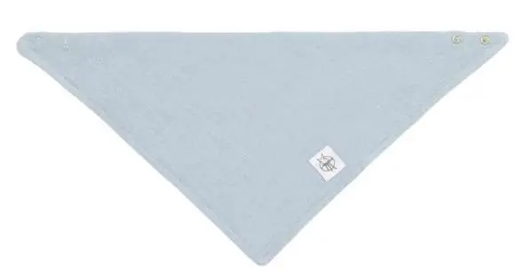 Bavetă-bandana Lassig - Cozy Muslin Wear, albastru