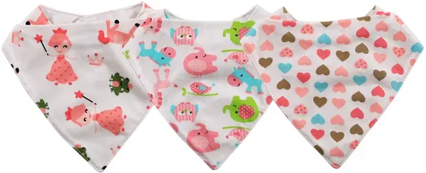 Baveta-bandana Lorelli - Girl, assoritiment
