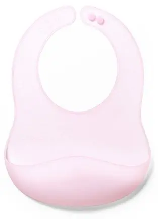 Baveta din silicon Babyono - 1598, roz