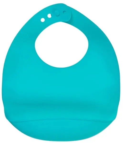 Bavetă din silicon Vital Baby - verde