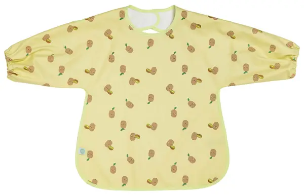 Baveta impermeabilă pentru bebeluși cu mâneci Babycalin - Frutti Kiwi