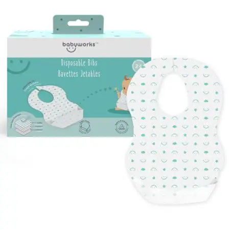 Bavete de unica folosinta, 24 bucati, Baby Works
