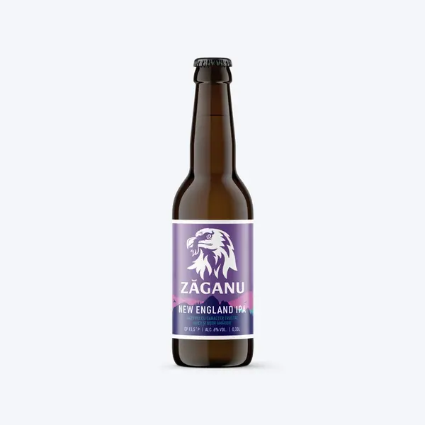 Bax, bere artizanală, Zăganu, New England IPA - Sticlă 0.33L / 24 buc.