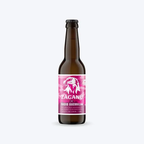 Bax, bere artizanală, Zăganu x Guerrilla - 0.33L / 6 buc.
