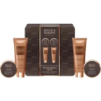 Baylis & Harding Black Pepper & Ginseng set cadou cutie de metal pentru bărbați