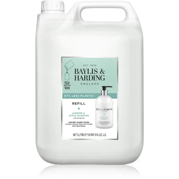 Baylis & Harding Jasmine & Apple Blossom Săpun lichid pentru mâini rezervă 5000 ml