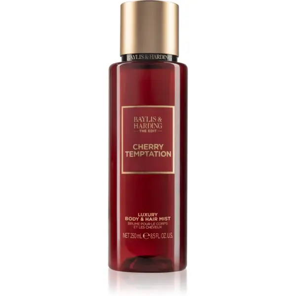 Baylis & Harding The Edit Cherry Temptation spray de corp parfumat Cherry, Jasmin & Sandalwood 250 ml