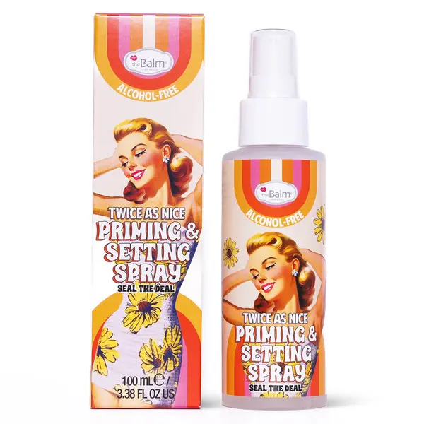 Baza de Machiaj & Spray Fixator theBalm Twice as Nice Priming and