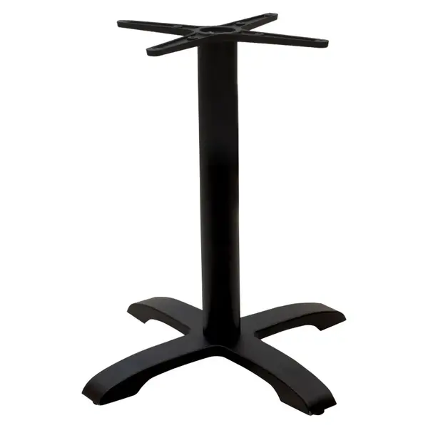 Baza mesei de bar Ntona, neagra, 62x62x108 cm