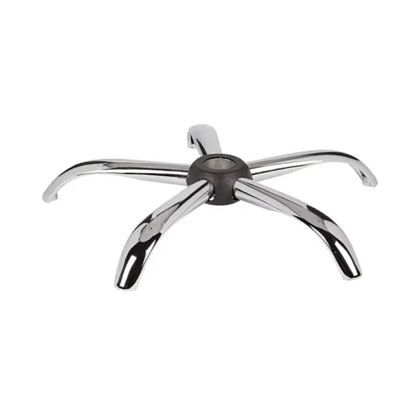 Baza pentru scaun directorial, metal, 60 cm, argintie