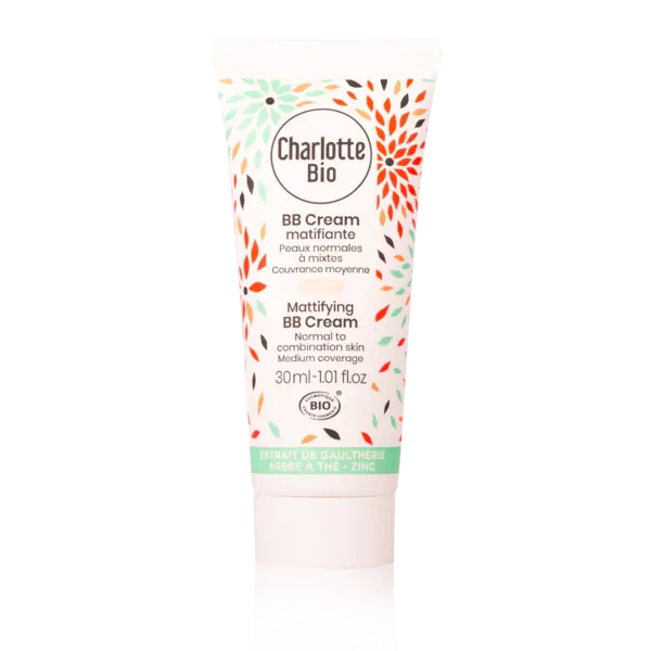 BB Cream bio matifiant pentru piele normala si mixta Light, 30ml, Charlotte Bio