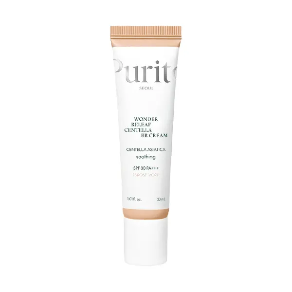 BB Cream cu SPF30 PA+++ Wonder Releaf Centella 15 Rose Ivory, 30ml, Purito
