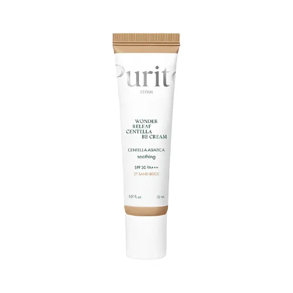 BB Cream cu SPF30 PA+++ Wonder Releaf Centella 27 Sand Beige, 30ml, Purito