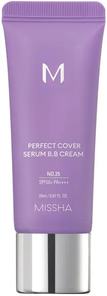 BB Cream M Perfect Cover Serum SPF 50+ 25 Bej Cald, 20ml, Missha