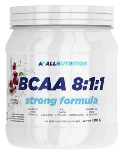 BCAA 8:1:1 Strong Formula, portocală, 400 g, AllNutrition
