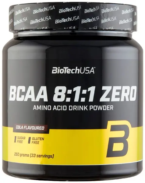 BCAA 8:1:1 Zero, coca cola, 250 g, BioTech USA