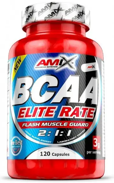 BCAA Elite Rate, 120 capsule, Amix
