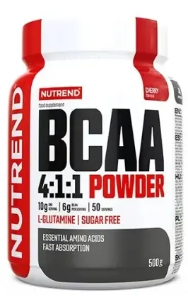 BCAA Mega Strong Powder, ananas, 500 g, Nutrend