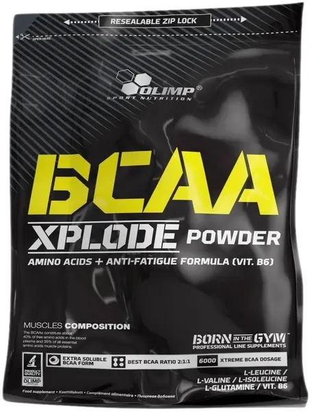 BCAA Xplode, punch de fructe, 1000 g, Olimp