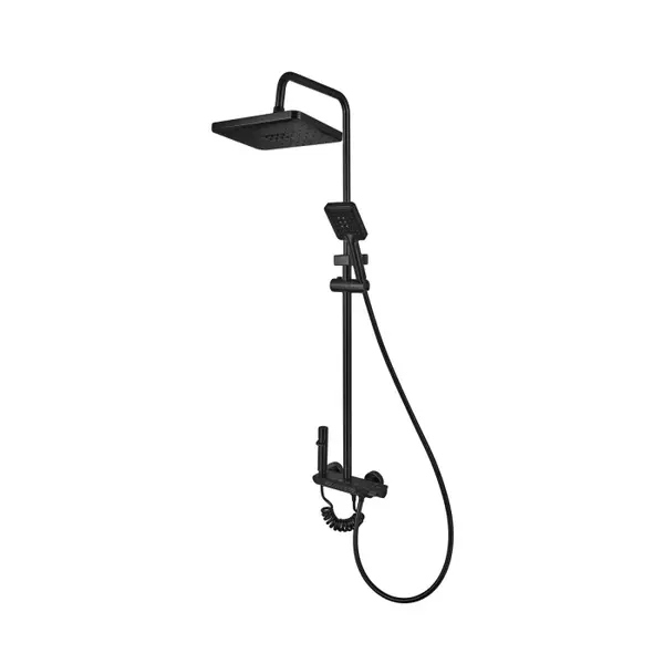 BCS-009-J black Coloana de dus din aluminiu cu butoane 4 in 1 ARMATA