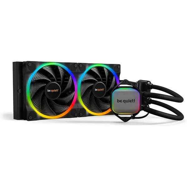 Be quiet! Cooler CPU Be quiet! Pure Loop 2 FX, 280 mm, racire cu apa, RGB, 2 ventilatoare, Negru