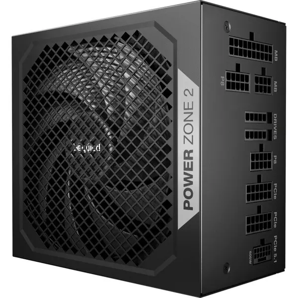 Be quiet! Sursa alimentare Be quiet! BP006EU, POWER ZONE 2, 80+ Platinum, 750 W, 20+4 pin ATX, Negru