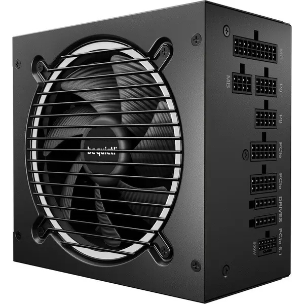 Be quiet! Sursa alimentare Be quiet! BP027EU, Pure Power 13 M, 80+ Gold, 850 W, 20+4 pin ATX, Negru