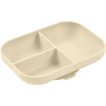 Beaba Divided Silicone Plate farfurie compartimentată cu ventuză
